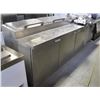 Image 1 : 8FT LONG 3 DOOR PREP AREA/COOLER