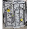 Image 1 : LOT OF 2 PLASTIC FOLDING TABLES