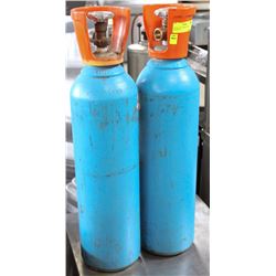 LOT OF 2 CO2 TANKS WITH CONTENTS