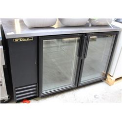 TRUE 2-DOOR BACK BAR REFRIGERATOR W/ LED LIGHTING