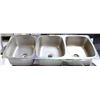 Image 1 : FRANKE TRIPLE SINK 53"X20"X10"