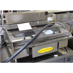 AMERICAN GRIDDLE 3' STEAM SHELL GRIDDLE