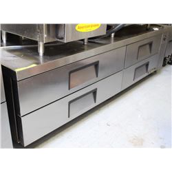 TRUE 4-DRAWER S/S CHEF BASE COOLER MODEL TRCB-82