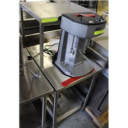 S/S TABLE W/ SHEET TRAY RACK 23"X31"