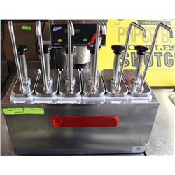 SERVER S/S 6 PUMP DISPENSER