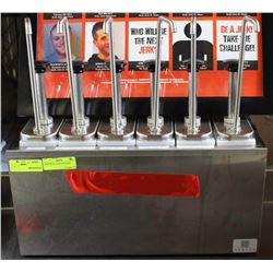 SERVER S/S 6 PUMP DISPENSER