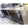 Image 1 : S/S WORK TABLE 87"X30"X36"