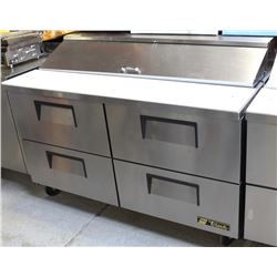 TRUE 4-DRAWER S/S PREP COOLER MODEL TSSU-60-16D-4