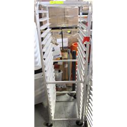 ROLLING 20 PAN ALUMINUM RACK