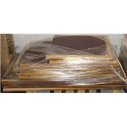 SKID OF 10 ASST SIZE TABLE TOPS