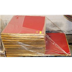 SKID OF 14 ASST SIZE TABLE TOPS