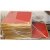 Image 1 : SKID OF 14 ASST SIZE TABLE TOPS