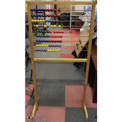 VINTAGE WOODEN STAND UP ABACUS