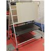 Image 1 : WHITEBOARD AND SHELF ON CASTERS