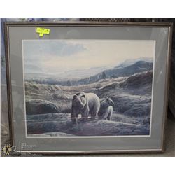 LARGE POLAR BEAR PRINT 36” X 29”