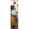 Image 1 : CAST IRON YARD CLOCK WITH TEMPERATURE AND HUMIDITY
