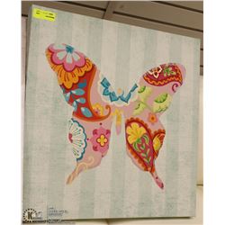 SHOWHOME BUTTERFLY CANVAS PICTURE