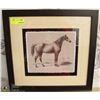 Image 1 : SHOWHOME FRAMED HORSE PICTURE