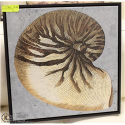 SHELL CANVAS PRINT 21X21