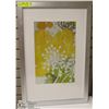 Image 1 : FLOWER THEMED FRAME PRINT  20X29