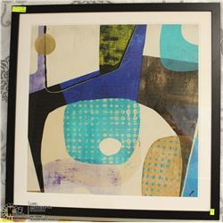 LARGE FRAMED ABSTRACT SHOWHOME PICURE