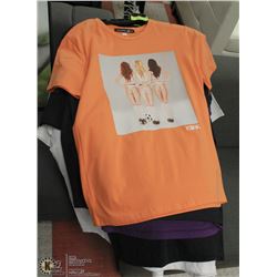 LOT OF 12 MENS SHIRTS, JACKET & CAPRIS SIZE XL-2XL