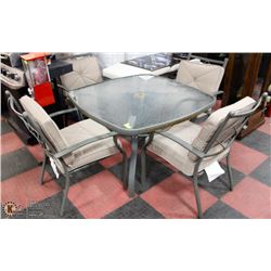 PATIO SET - TABLE WITH 4 CHAIRS