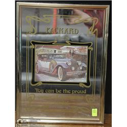 MIRRORED PACKARD 1928 VINTAGE CAR PICTURE