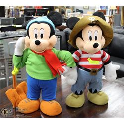 SET OF TWO NEW DISNEY STAND ALONE MICKEY MOUSE