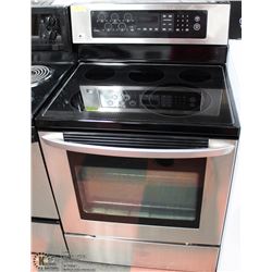 LG FLAT TOP 4 BURNER STOVE WITH WARMING STATION