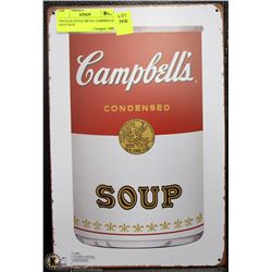 VINTAGE STYLE METAL CAMPBELLS SOUP SIGN
