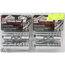 SET OF 4 NEW XGAMES BICYCLE PEGS FOR TRICKSTERS