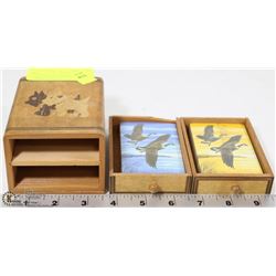 VINTAGE SCOTTY DOG PLAYING CARD HOLDER