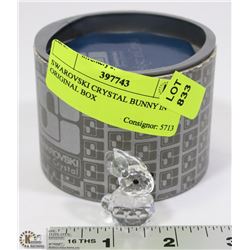 SWAROVSKI CRYSTAL BUNNY IN ORIGINAL BOX