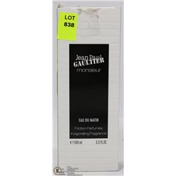JEAN PAUL GAULTIER MONSIEUR EAU DU MATIN 100ML