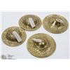 Image 1 : 2 SETS BRASS BELLY DANCERS FINGER CYMBALS