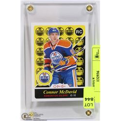CONNOR MCDAVID ROOKIE CARD