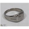 Image 1 : MEN'S SIGNATURE RING W/DIAMOND SIZE 10