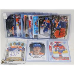 LOT OF 11 OILERS HOCKEY CARDS INCLUDING MCDAVID