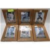 Image 1 : SET OF 6 GERMAN FRAMED PHOTOS W/ STAMPS