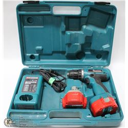 MAKITA 62800 14.4V DRILL WITH 2 BATTERIES AND