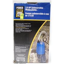 POWERFIST 1/4 HP SUBMERSIBLE PUMP