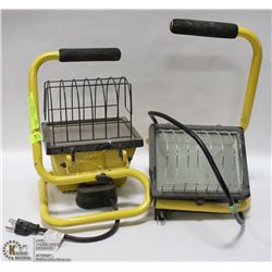 2 HALOGEN WORKLIGHT