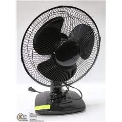 BLACK 3 SPEED TABLE FAN