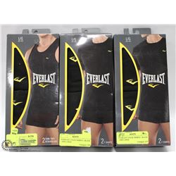 SIX SIZE LARGE EVERLAST T-SHIRTS/TANKS