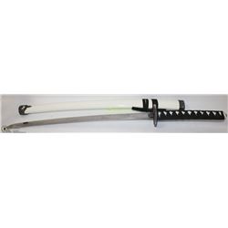DECORATIVE WHITE KATANA/SAMURAI SWORD