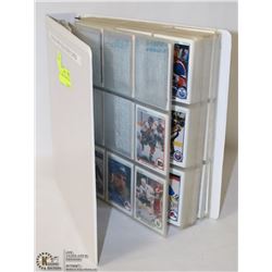 BINDER OF 90 - 91 UPPER DECK HOCKEY CARDS