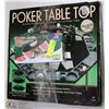 Image 1 : POKER TABLE TOP AND 2 DECK CARD SHUFFLER