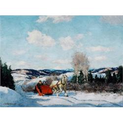 Frederick S. Coburn RCA, 1871-1960, Melbourne Road, Oil on canvas, Signed and dated '47, 1...