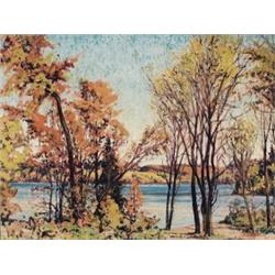 Paul Rodrik, 1915-1983, Turquoise Air, Oil on board, Signed; signed and inscribed on the rev...